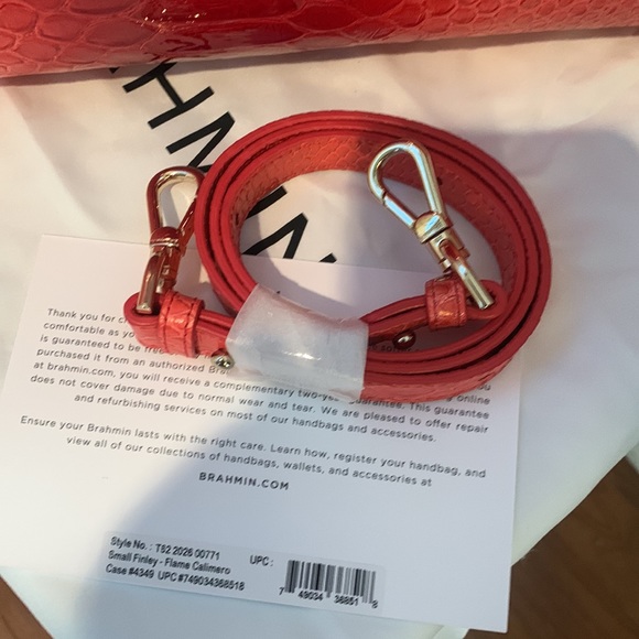 Brahmin Calimero Collection Small Finley Satchel Bag - Picture 11 of 16